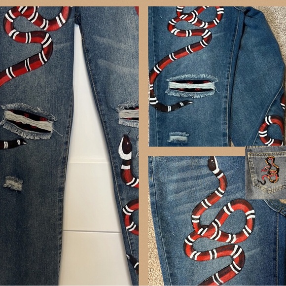 HIGH RISE, KUNDALINI RISING SNAKE, HAND PAINTED - Picture 1 of 10